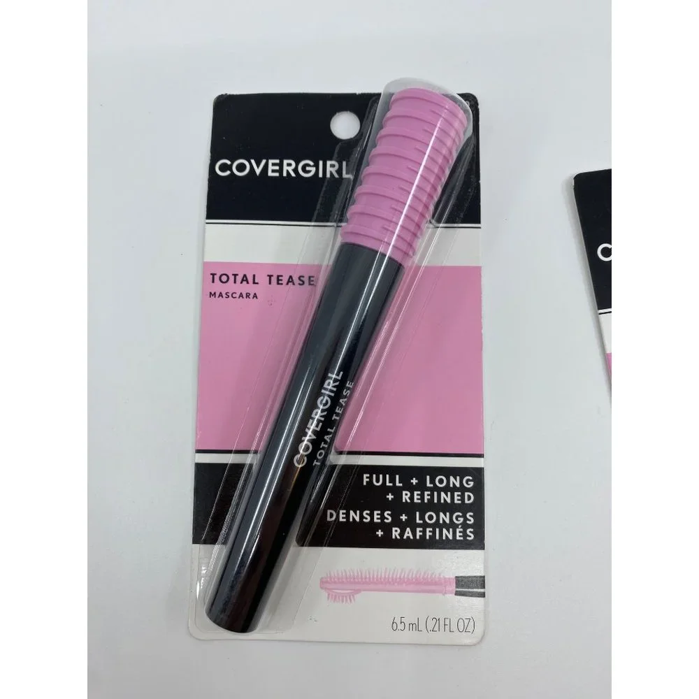 COVERGIRL Total Tease Very Black Mascara x 3